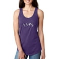 thumbnail image 1 of Artix - Women's Racerback Tank Top - Bicycle Heartbeat, 1 of 3