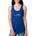 thumbnail image 1 of Artix - Women's Racerback Tank Top - Bicycle Heartbeat, 1 of 5