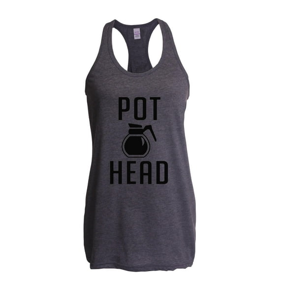 Artix - Women's Racerback Tank Top - Coffee Pot Head