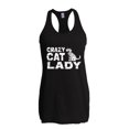 thumbnail image 1 of Artix - Women's Racerback Tank Top - Crazy Cat Lady, 1 of 5