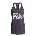 thumbnail image 1 of Artix - Women's Racerback Tank Top - Crazy Cat Lady, 1 of 5