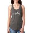 thumbnail image 1 of Artix - Women's Racerback Tank Top - Heartbeat Mountains, 1 of 5