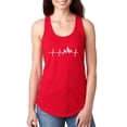 thumbnail image 1 of Artix - Women's Racerback Tank Top - Heartbeat Mountains, 1 of 5