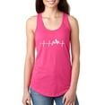 thumbnail image 1 of Artix - Women's Racerback Tank Top - Heartbeat Mountains, 1 of 5