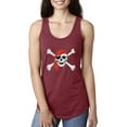 thumbnail image 1 of Artix - Women's Racerback Tank Top - Jolly Roger Skull & Crossbones, 1 of 3