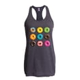 thumbnail image 1 of Artix - Women's Racerback Tank Top - Love Food Donuts Doughnuts, 1 of 5