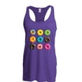 thumbnail image 1 of Artix - Women's Racerback Tank Top - Love Food Donuts Doughnuts, 1 of 5