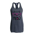 thumbnail image 1 of Artix - Women's Racerback Tank Top - Meow Cute Cat Kitty, 1 of 5