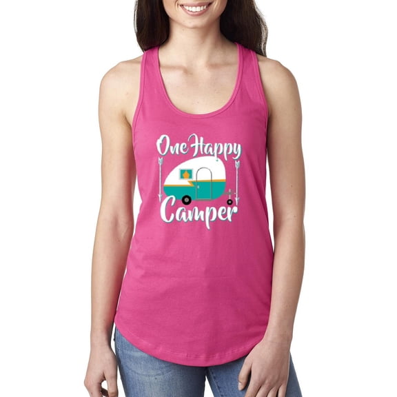 Artix - Women's Racerback Tank Top - ONE HAPPY CAMPER