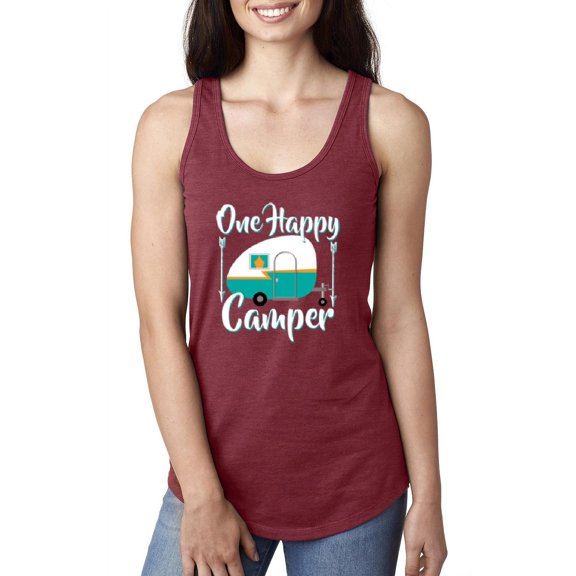 Artix - Women's Racerback Tank Top - ONE HAPPY CAMPER