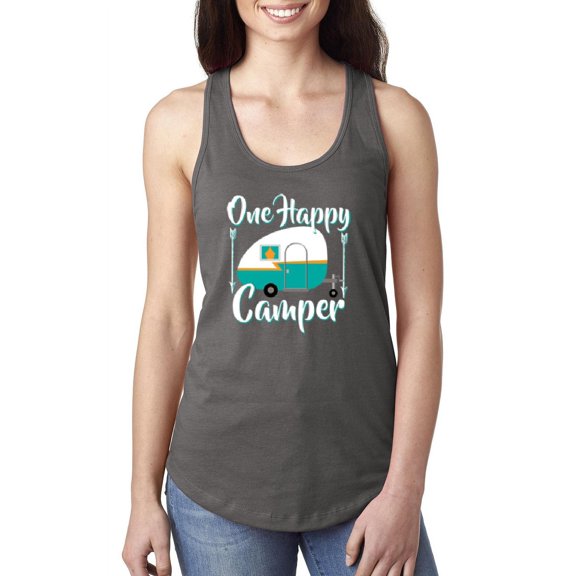 Artix - Women's Racerback Tank Top - ONE HAPPY CAMPER