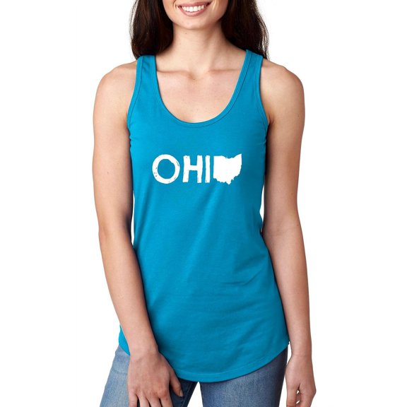 Artix - Women's Racerback Tank Top - Ohio Map