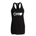 thumbnail image 1 of Artix - Women's Racerback Tank Top - Ohio Map, 1 of 5