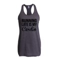 thumbnail image 1 of Artix - Women's Racerback Tank Top - Running Late is My Cardio, 1 of 5