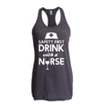 thumbnail image 1 of Artix - Women's Racerback Tank Top - Safety First With A Nurse, 1 of 5