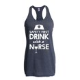 thumbnail image 1 of Artix - Women's Racerback Tank Top - Safety First With A Nurse, 1 of 5