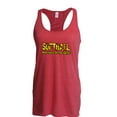 thumbnail image 1 of Artix - Women's Racerback Tank Top - Softball Play Hard or Go Home, 1 of 5