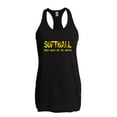 thumbnail image 1 of Artix - Women's Racerback Tank Top - Softball Play Hard or Go Home, 1 of 5