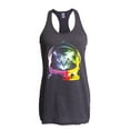 thumbnail image 1 of Artix - Women's Racerback Tank Top - Space Cat, 1 of 5