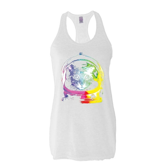 Artix - Women's Racerback Tank Top - Space Cat