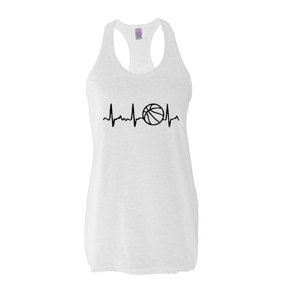 Artix - Women's Racerback Tank Top, up to Women Size 2XL - Basketball Heartbeat