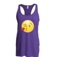 thumbnail image 1 of Artix - Women's Racerback Tank Top, up to Women Size 2XL - Emoji Winky Face, 1 of 2
