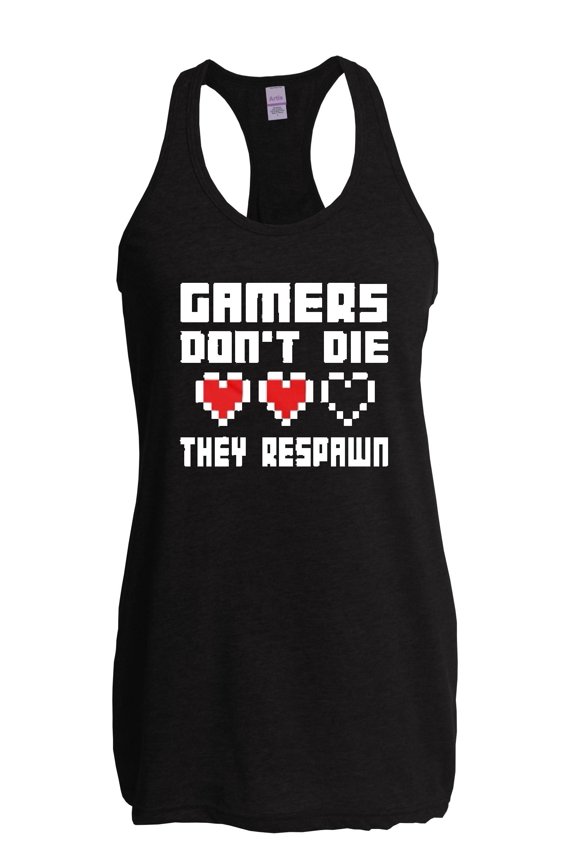 - Women's Racerback Tank Top, up to Women Size 2XL - Gamers Respawn