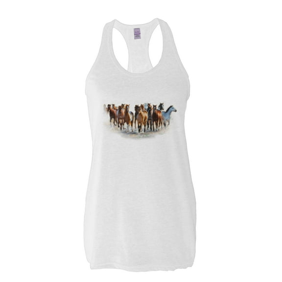 Artix - Women's Racerback Tank Top, up to Women Size 2XL - Horses Herd