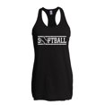 thumbnail image 1 of Artix - Women's Racerback Tank Top, up to Women Size 2XL - Softball with Ball, 1 of 4
