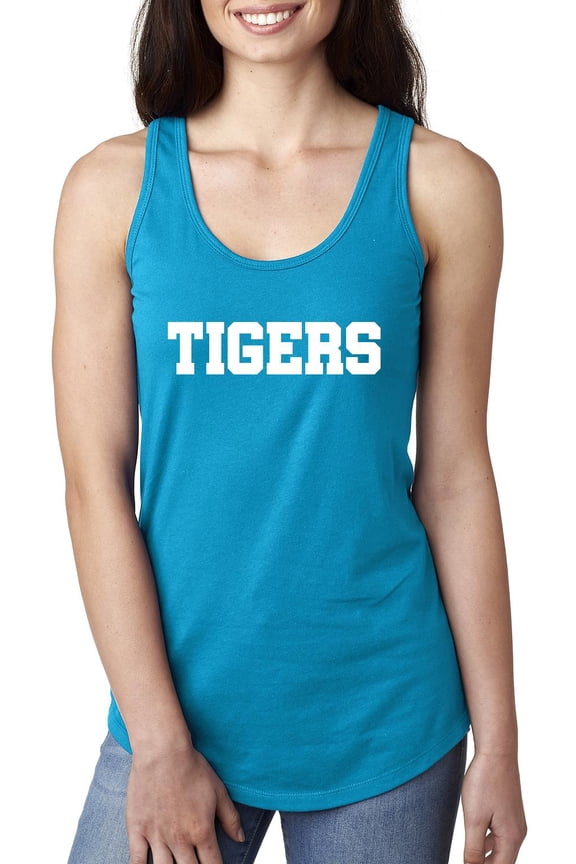 - Women's Racerback Tank Top, up to Women Size 2XL - Tigers