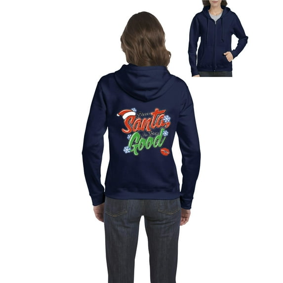Artix - Women's Sweatshirt Full-Zip Pullover - Christmas Dear Santa