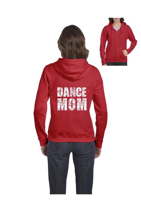 - Women's Sweatshirt Full-Zip Pullover - Dance Mom