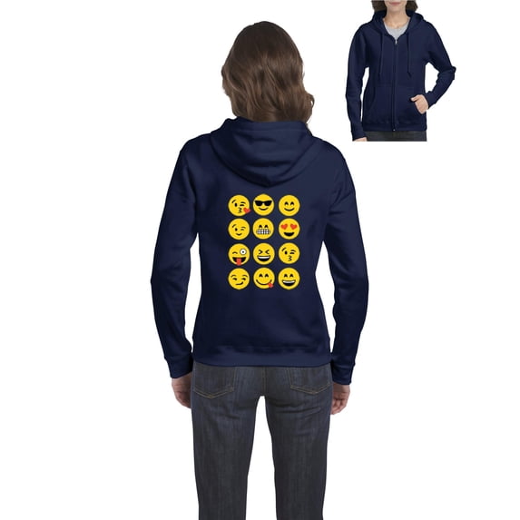 Artix - Women's Sweatshirt Full-Zip Pullover - Emoji Group
