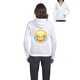 thumbnail image 1 of Artix - Women's Sweatshirt Full-Zip Pullover - Emoji Laughing Tears, 1 of 5