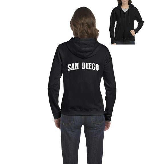 Artix - Women's Sweatshirt Full-Zip Pullover - San Diego