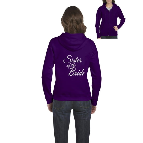 Artix - Women's Sweatshirt Full-Zip Pullover - Sister of the Bride