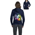 thumbnail image 1 of Artix - Women's Sweatshirt Full-Zip Pullover - Space Cat, 1 of 5