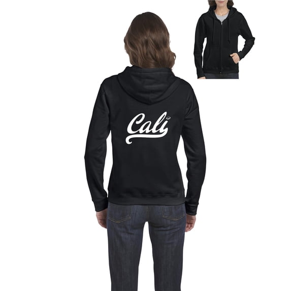 Artix - Women's Sweatshirt Full-Zip Pullover, up to Women Size 3XL - California Cali
