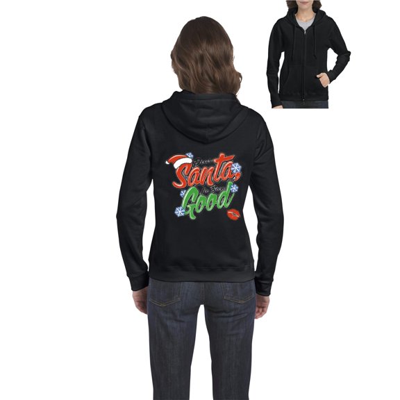 Artix - Women's Sweatshirt Full-Zip Pullover, up to Women Size 3XL - Christmas Dear Santa