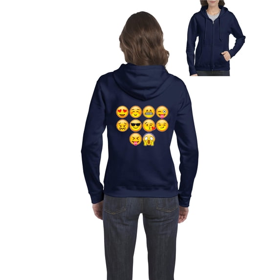 Artix - Women's Sweatshirt Full-Zip Pullover, up to Women Size 3XL - Emoji Entourage