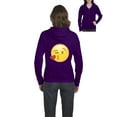 thumbnail image 1 of Artix - Women's Sweatshirt Full-Zip Pullover, up to Women Size 3XL - Emoji Winky Face, 1 of 5