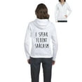 thumbnail image 1 of Artix - Women's Sweatshirt Full-Zip Pullover, up to Women Size 3XL - I Speak Fluent Sarcasm, 1 of 5