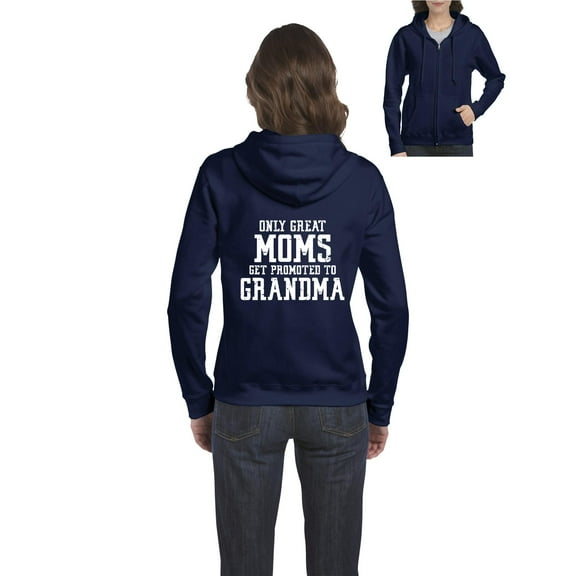 Artix - Women's Sweatshirt Full-Zip Pullover, up to Women Size 3XL - Promoted to Grandma