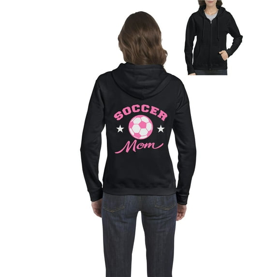 Artix - Women's Sweatshirt Full-Zip Pullover, up to Women Size 3XL - Soccer Mom