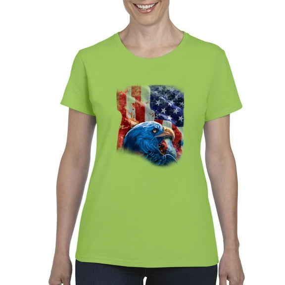 Artix - Women's T-Shirt Short Sleeve - American Flag 4th of July