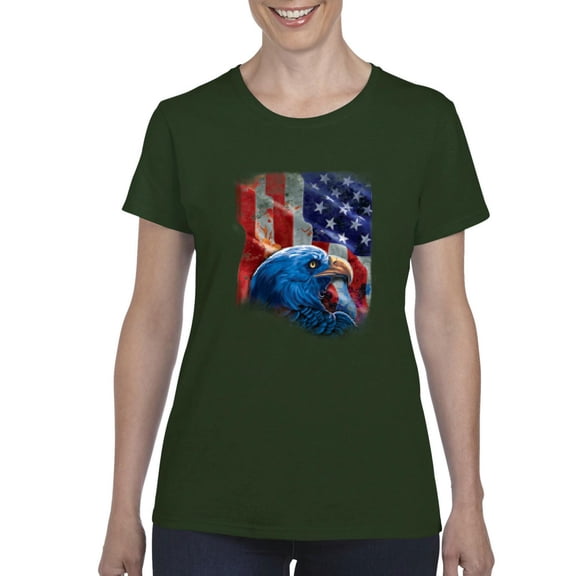 Artix - Women's T-Shirt Short Sleeve - American Flag 4th of July