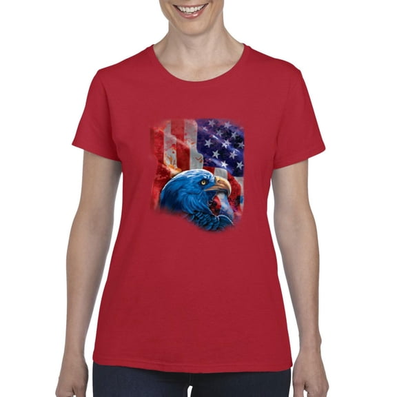 Artix - Women's T-Shirt Short Sleeve - American Flag 4th of July