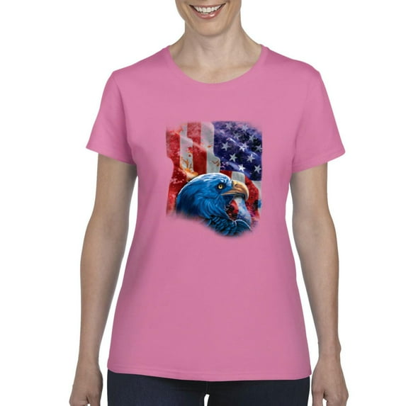 Artix - Women's T-Shirt Short Sleeve - American Flag 4th of July