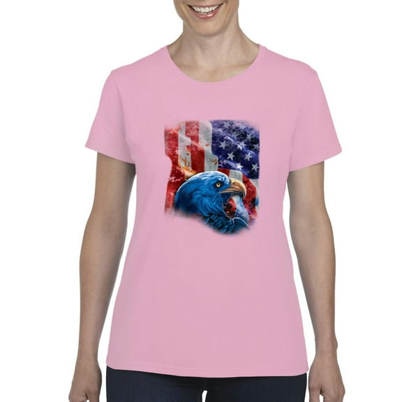 Artix - Women's T-Shirt Short Sleeve - American Flag 4th of July