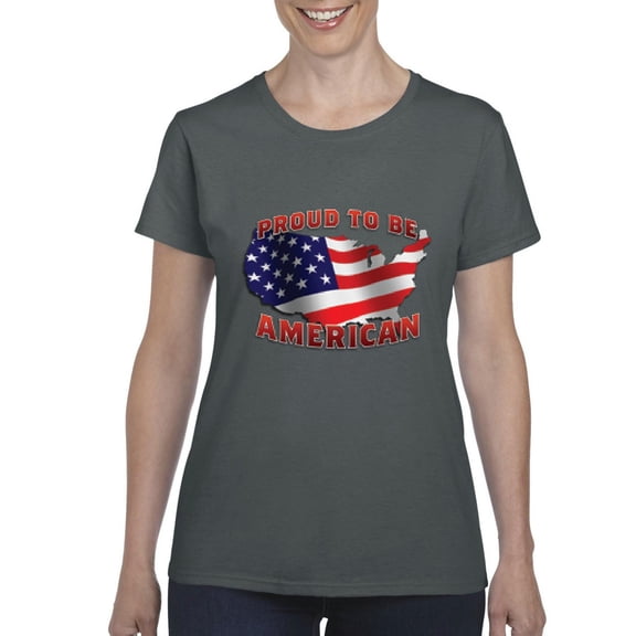 Artix - Women's T-Shirt Short Sleeve - American Proud To Be US Flag